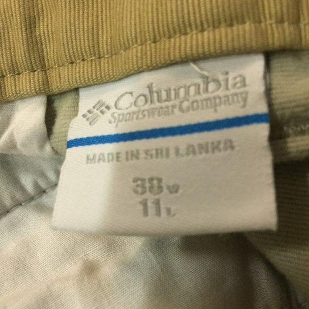 Columbia Tan Casual Shorts Mens 38 Used Outdoor Hiking - Picture 7 of 14